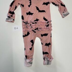 Gigi & Max Buffy bamboo ruffle zip one piece